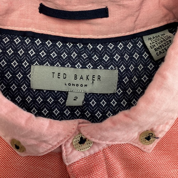 Ted Baker size 2 polo shirt for men this will fit a small - Picture 3 of 11